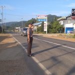 Strong Point Pagi Brigpol Sapto di Simpang Indomart Batang Tarang