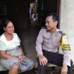 Datangi Rumah Warga Brigpol Sapto Sampaikan Himbauan Kamtibmas
