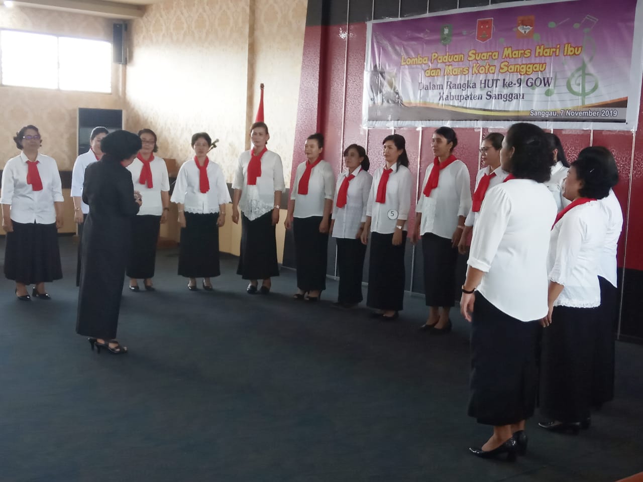 HUT GOW ke-9, GOW Kabupaten Sanggau Gelar Lomba Paduan Suara Mars Hari Ibu dan Mars Kota Sanggau