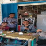 Sambil Ngopi Bripka Darli Usman Sampaikan Himbaun Jangan Percaya Hoax