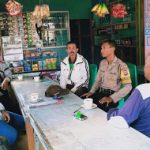 Ngopi Bersama Masyarakat Bripka Wahyu Ari Wibowo Sampaikan Himbauan Kamtibmas
