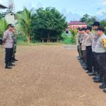 Kapolsek Jangkang Pimpin Apel Kesiapan Misa Natal 2019