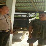 Sambangi Sdr. Luis di Dusun Semadu dan Berikan Himbauan Kamtibmas