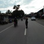 Strong Point Pagi Bripka Rudi di Simpang SMA Karya Kasih Parindu