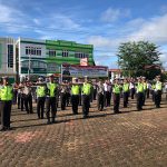 Polres Sanggau Laksanakan Pembinaan Dan Latihan Penggunaan Borgol, Tongkat Polri Dan 12 Gerakan Pengaturan Lalulintas