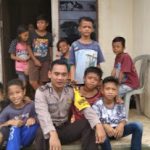 Polisi Sahabat Anak Brigpol Sapto Berikan Himbauan Kamtibmas