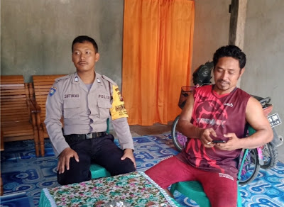 Brigpol Sutikno Rutin Melaksanakan DDS dan Sampaikan Himbauan Kamtibmas