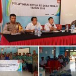 Brigpol Kornelis Hadiri Pelantikan Ketua RT dan Pengurus Adat Desa Teraju