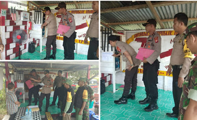 Pelaksanaan Kegiatan Supervisi dan Asistensi Polda Kalbar di Wilayah Polres Sanggau.