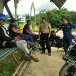 Sambangi Satpam PT. Cnis Kedukul Brigpol Ahmad Kardoyo Berikan Himbauan Kamtibmas