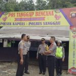 Kapolres Sanggau Tinjau Posko Siaga Bencana dan Posko Pengamanan Natal