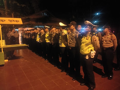 Polres Sanggau Turunkan 182 Personel Untuk Mengamankan Perayaan Malam Tahun Baru