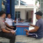 Sambangi Satpam Bank BRI ini Himbauan Aipda Anang Suwantoro
