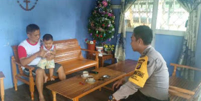 Brigpol Agus Ariyanto Laksanakan DDS ke Rumah Sdr. Herianto di Desa Binjai