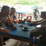 Sambil Ngopi Briptu Yosef Jono Himbau Bijaklah Menggunakan Media Sosial