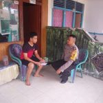 Bripka Darmawan Selalu Berikan Himbauan Kepada Warga Waspadai Bencana Alam