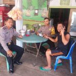 Bripka Darmawan Berikan Himbauan Kepada Warga yang di Temui Agar Bijak Dalam Bermedsos