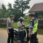 Razia Rutin Satuan Lalulintas Polres Sanggau