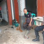 Menyambangi Bengkel Brigpol Novi Iswandi Berikan Pesan Kamtibmas