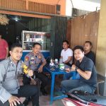 Ngopi Bersama Masyarakat Bripka Darli Usman Sampaikan Himbauan Kamtibmas
