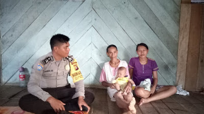 Brigpol Lasro Simandalahi Sambang dan Sampaikan Pesan Kamtibmas