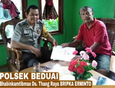 Bripka Erminto Melaksanakan DDS ke Rumah Warga Binaan