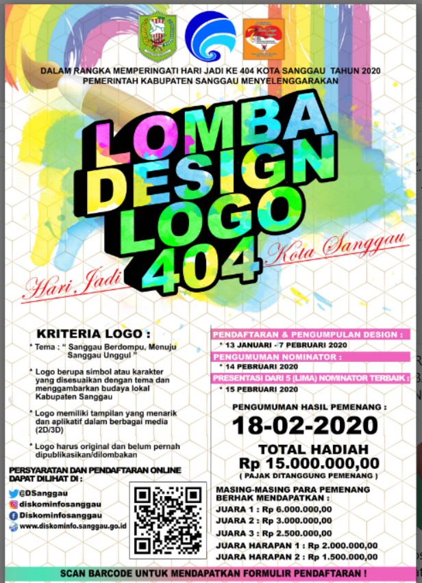 Sayembara Logo 404 Ulang Tahun Sanggau 2020