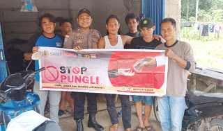 Cegah Maraknya Pungli, Bhabinkamtibmas Gencar Kampanyekan Saber Pungli