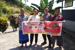 Bhabinkamtibmas Polsek Entikong Giatkan Sosialisasi Pungli di Desa Binaan