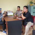 Jelang Pilkades, Bhabinkamtibmas Sambangi Kantor Desa Tanjung Merpati
