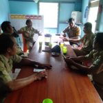Sambangi Kantor Desa Bhabinkamtibmas Himbau Tentang Kamtibmas