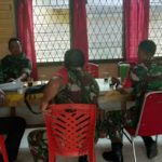 Sambangi Kantor Desa Bhabinkamtibmas dan Bhabinsa Himbau Jangan Percaya Berita Hoax