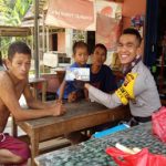 Brigpol B.Y. Simanjuntak Sambangi Warung Serta Himbau Jangan Mudah Percaya Berita Hoax