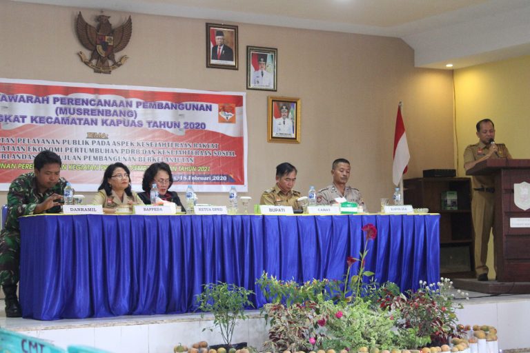 Musrenbang RKPD Kabupaten Sanggau Tahun 2021 di Kecamatan Kapuas