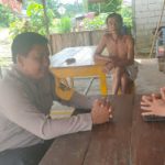 Temui Warganya di Warung Brigpol Novi Iswandi Sampaikan Himbauan Kamtibmas