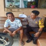 Sambangi Warganya Brigpol Denis Berikan Himbauan Kamtibmas