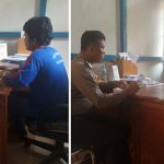 Bripka Kornelis Sambangi Kantor Desa dan Berikan Hhimbauan Kamtibmas
