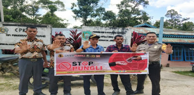 Bhabinkamtibmas Sosialisasikan Stop Pungli di Desa Semirau