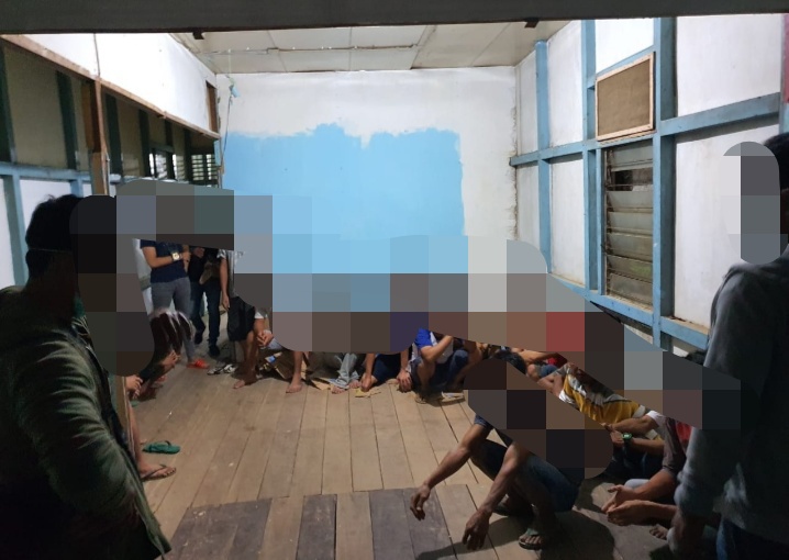 Belasan Penjudi di Pulau Tayan Digrebek Resmob Polda Kalbar
