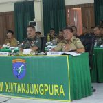 Bupati Sanggau Hadiri Rakornis TMMD ke-107 di Makodam XII/Tpr