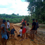 Buka dan perbaiki badan jalan, salah satu target TMMD Kodim 1204 Sanggau