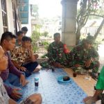 Saat anjangsana prajurit laksanakan penyuluhan bahaya narkoba