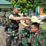 Kodim 1204/Sanggau Gelar Acara Penerimaan Warga Baru Kodim