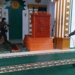 Dandim Sanggau Pimpin Apel Gabungan Sebelum Dimulainya Penyemprotan Cairan Disinfektan