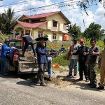 DBM SDA Sanggau Tambal Jalan Berlubang di Jalan RE Martadinata