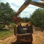 Material Gorong-gorong Tiba Dilokasi TMMD Kodim Sanggau