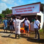 Upaya Deteksi Dini Sebaran COVID-19, Tim Gabungan di Pulau Tayan, Laksanakan Pemeriksaan Suhu Tubuh