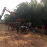 Pengerjaan jalan Dusun Bukong tahap finishing