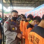 Polres Sanggau Amankan Empat Pelaku Curanmor dan Satu Penadah