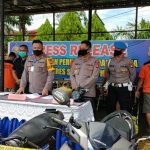 Ungkap Kasus Curanmor, Polres Sanggau Ringkus 5 Tersangka Beserta Tujuh Unit Kendaraan Barang Bukti